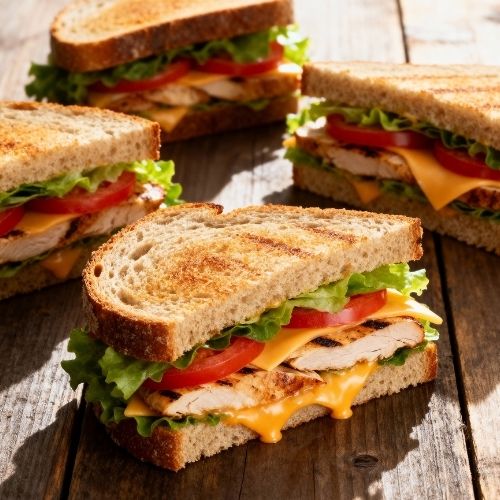 Tavuklu Caesar Sandviç